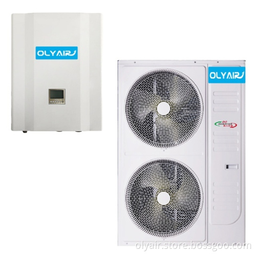 R32 Air to Water Heat Pump with DC Inverter Dual Compressor and Intelligent Defrost Technology